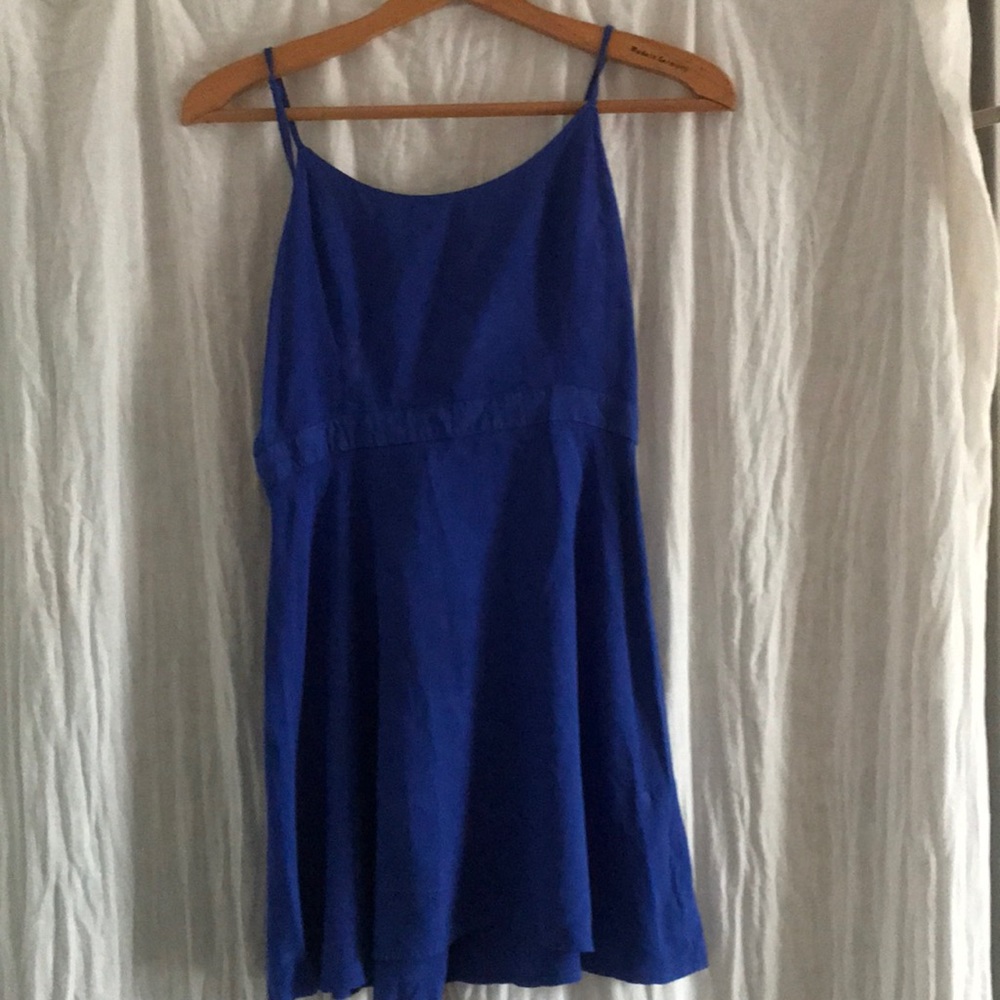 •blue skater dress•